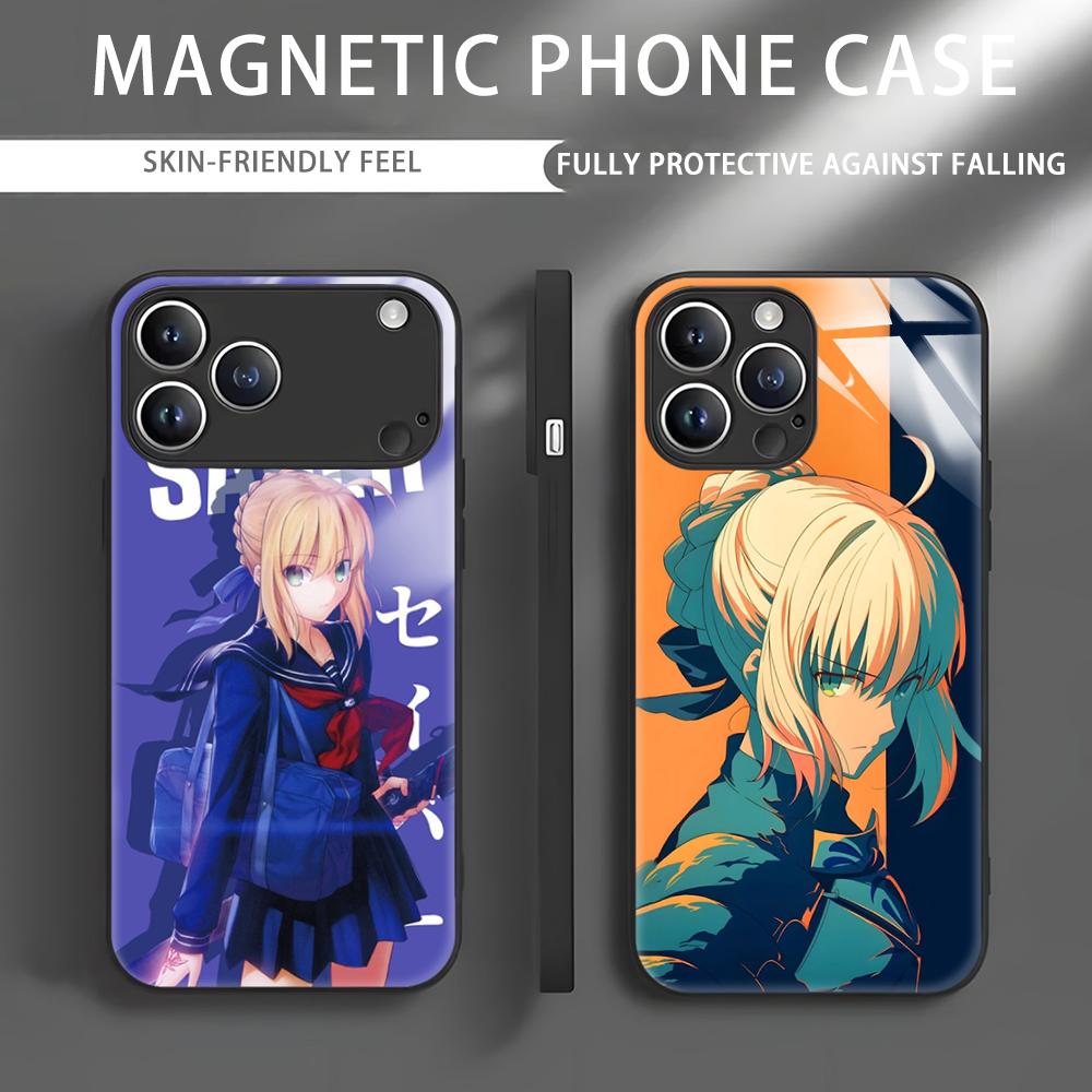 Apple Iphone 15 - เคสโทรศัพท์ลายอนิเมะ Fate S-Saber สำหรับ iPhone 17