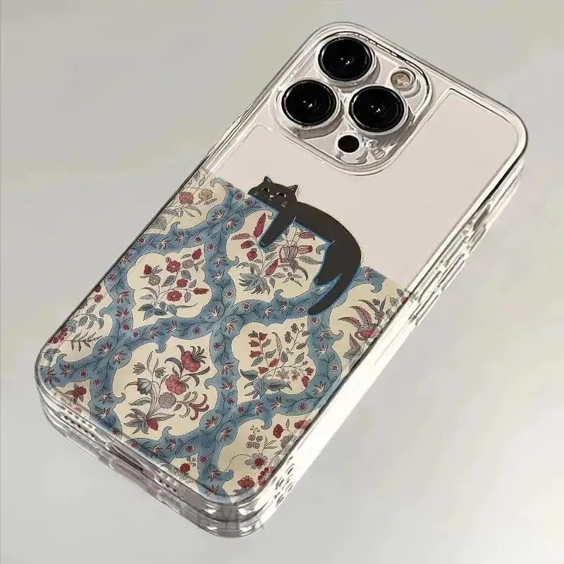 Vivo Y28 - เคสโทรศัพท์ลายย้อนยุค รูปแมวนอน สำหรับ vivo Y05 V70