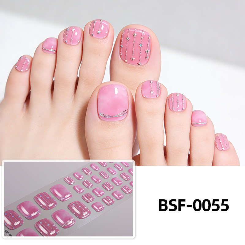 สติกเกอร์ติดเล็บเท้าลายหินอ่อน - Full Cover Adhesive บทวิจารณ์และราคา