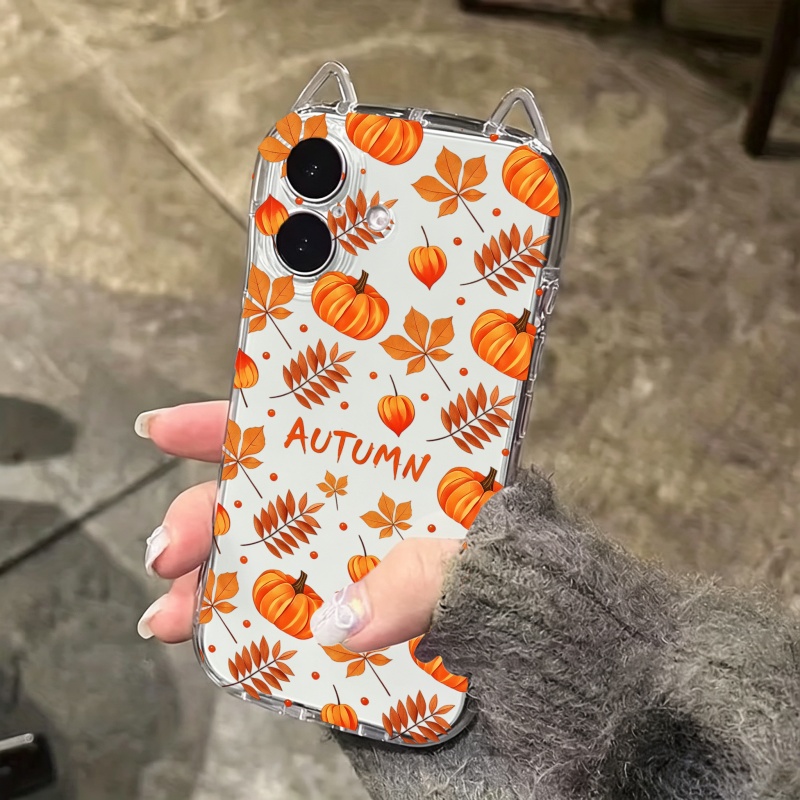 เคสโทรศัพท์ลายใบไม้ร่วงและฟักท - Apple Iphone 15 บทวิจารณ์และราคา